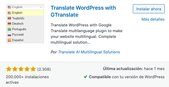 g-translate plugin